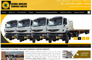 Website Design for  Infrastructure Company