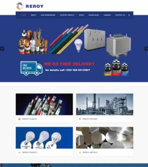 website development for Reroy Group