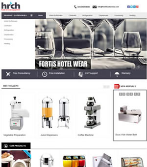 Ecommerce Website Development for HRCH Limited